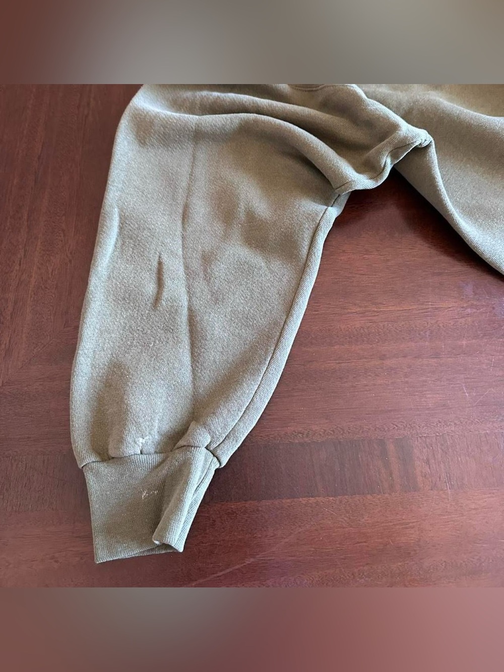 Vintage USMC Soffe Olive Green Sweatshirt Men’s L Made in USA - Picture 3 of 6